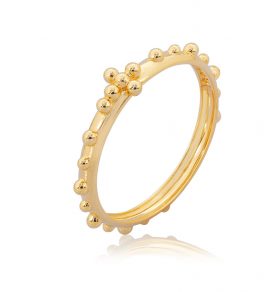 Anel terço ouro 18k