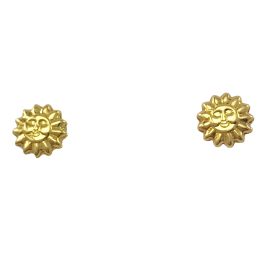 Brincos sol ouro 18k