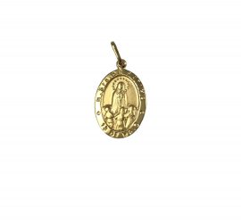 Pendente N.Sra. de Fátima ouro 18k