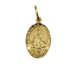 Pendente N.Sra. de Fátima ouro 18k