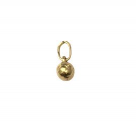 Pendente bola de futebol ouro 18k
