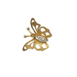 Pendente borboleta ouro 18K
