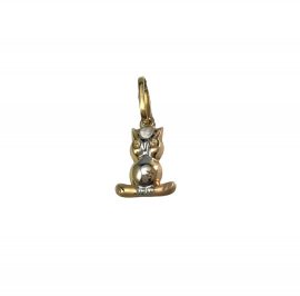 Pendente coruja ouro 18k